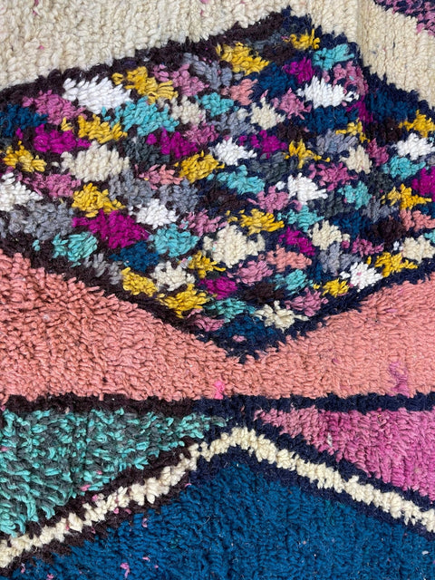 Beni ourain rug- Moroccan Rug- Custom size rug-Berber Rug - Custom rug- rugs for living room, Genuine lamb wool- Contemporary rug- All wool