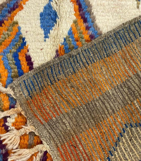 Beni ourain rug- Moroccan Rug- Custom size rug-Berber Rug - Custom rug- rugs for living room, Genuine lamb wool- Contemporary rug- All wool