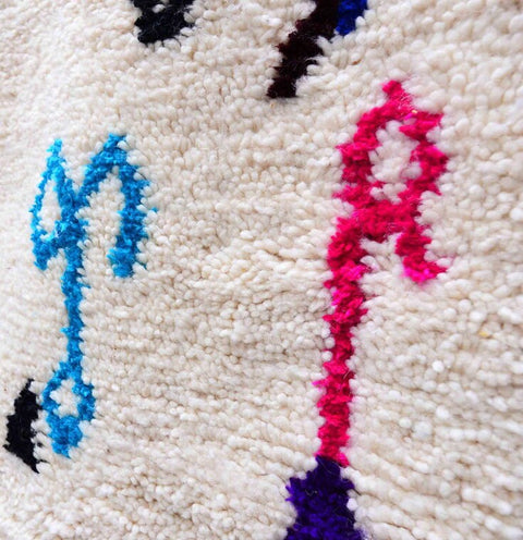 Beni ourain rug- Moroccan Rug- Custom size rug-Berber Rug - Custom rug- rugs for living room, Genuine lamb wool- Contemporary rug- All wool