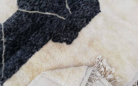 Beni ourain rug- Moroccan Rug- Custom size rug-Berber Rug - Custom rug- rugs for living room, Genuine lamb wool- Contemporary rug- All wool