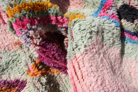 Beni ourain rug- Moroccan Rug- Custom size rug-Berber Rug - Custom rug- rugs for living room, Genuine lamb wool- Contemporary rug- All wool