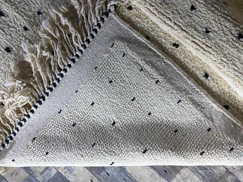 Beni ourain rug- Moroccan Rug- Custom size rug-Berber Rug - Custom rug- rugs for living room, Genuine lamb wool- Contemporary rug- All wool