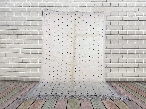 Beni ourain rug- Moroccan Rug- Custom size rug-Berber Rug - Custom rug- rugs for living room, Genuine lamb wool- Contemporary rug- All wool