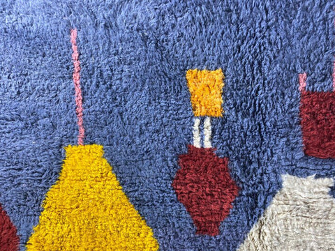 Beni ourain rug- Moroccan Rug- Custom size rug-Berber Rug - Custom rug- rugs for living room, Genuine lamb wool- Contemporary rug- All wool