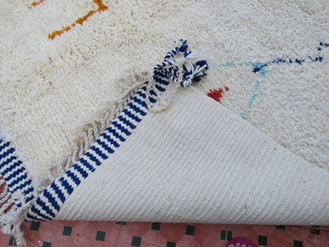 Beni ourain rug- Moroccan Rug- Custom size rug-Berber Rug - Custom rug- rugs for living room, Genuine lamb wool- Contemporary rug- All wool