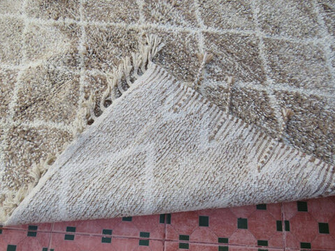 Beni ourain rug- Moroccan Rug- Custom size rug-Berber Rug - Custom rug- rugs for living room, Genuine lamb wool- Contemporary rug- All wool