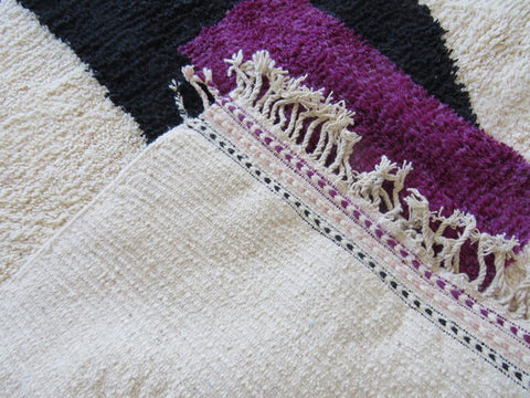 Beni ourain rug- Moroccan Rug- Custom size rug-Berber Rug - Custom rug- rugs for living room, Genuine lamb wool- Contemporary rug- All wool