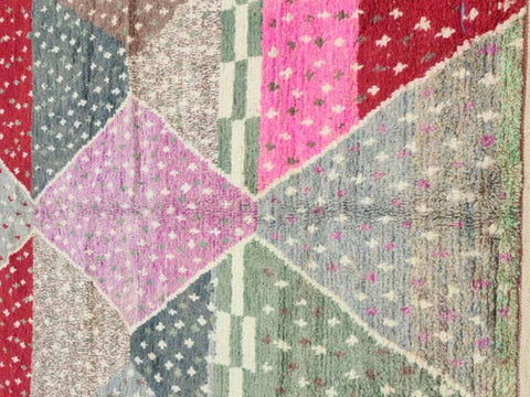 Moroccan rug Hand knotted - Beni ourain rug - all wool berber rug - Custom rug - handmade rug - Genuine lamb wool