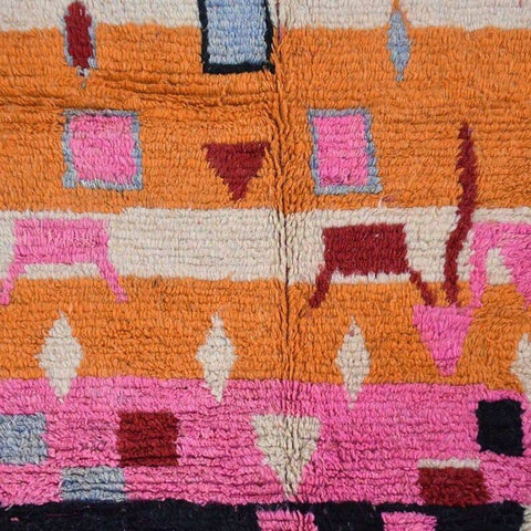 Moroccan rug Hand knotted - Beni ourain rug - all wool berber rug - Custom rug - handmade rug - Genuine lamb wool