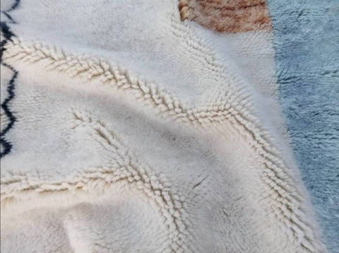 Moroccan rug Hand knotted - Beni ourain rug - all wool berber rug - Custom rug - handmade rug - Genuine lamb wool