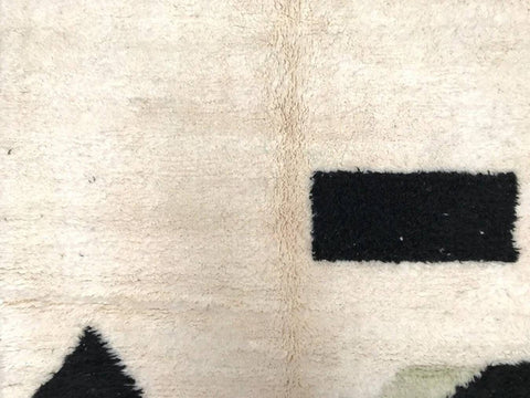 Beni ourain rug- Moroccan Rug- Custom size rug-Berber Rug - Custom rug- rugs for living room, Genuine lamb wool- Contemporary rug- All wool