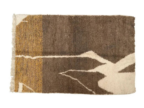 Beni ourain rug- Moroccan Rug- Custom size rug-Berber Rug - Custom rug- rugs for living room, Genuine lamb wool- Contemporary rug- All wool