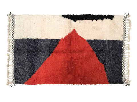 Beni ourain rug- Moroccan Rug- Custom size rug-Berber Rug - Custom rug- rugs for living room, Genuine lamb wool- Contemporary rug- All wool