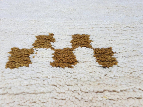 Beni ourain rug- Moroccan Rug- Custom size rug-Berber Rug - Custom rug- rugs for living room, Genuine lamb wool- Contemporary rug- All wool