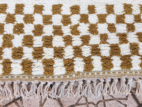 Beni ourain rug- Moroccan Rug- Custom size rug-Berber Rug - Custom rug- rugs for living room, Genuine lamb wool- Contemporary rug- All wool