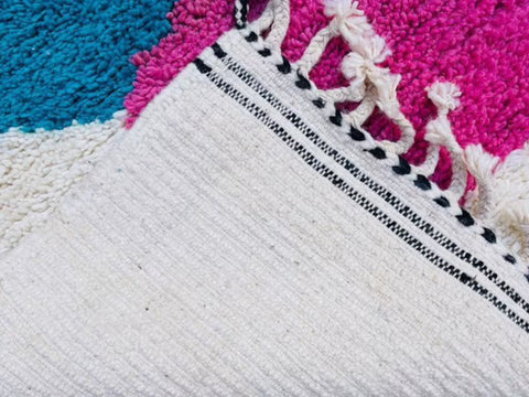 Beni ourain rug- Moroccan Rug- Custom size rug-Berber Rug - Custom rug- rugs for living room, Genuine lamb wool- Contemporary rug- All wool