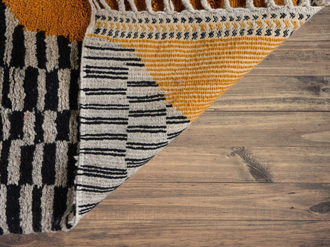 Beni ourain rug- Moroccan Rug- Custom size rug-Berber Rug - Custom rug- rugs for living room, Genuine lamb wool- Contemporary rug- All wool