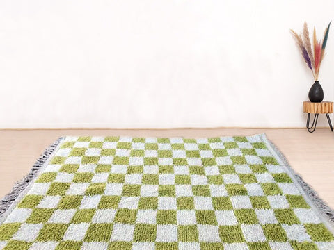 Beni ourain rug- Moroccan Rug- Custom size rug-Berber Rug - Custom rug- rugs for living room, Genuine lamb wool- Contemporary rug- All wool