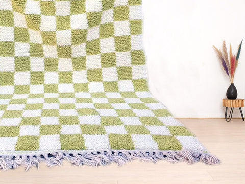 Beni ourain rug- Moroccan Rug- Custom size rug-Berber Rug - Custom rug- rugs for living room, Genuine lamb wool- Contemporary rug- All wool