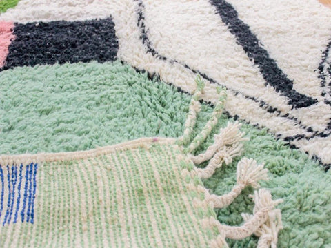 Beni ourain rug- Moroccan Rug- Custom size rug-Berber Rug - Custom rug- rugs for living room, Genuine lamb wool- Contemporary rug- All wool