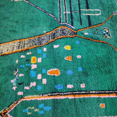Moroccan rug - Black  rug- Authentic Moroccan Rug- Beni Rug-Berber Rug- Large Moroccan Rug- Custom rug