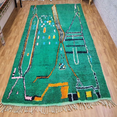 Moroccan rug - Black  rug- Authentic Moroccan Rug- Beni Rug-Berber Rug- Large Moroccan Rug- Custom rug