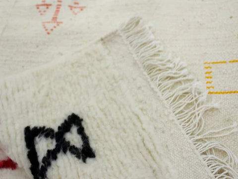 Beni ourain rug- Moroccan Rug- Custom size rug-Berber Rug - Custom rug- rugs for living room, Genuine lamb wool- Contemporary rug- All wool