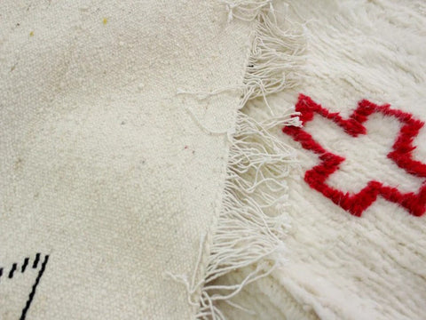 Beni ourain rug- Moroccan Rug- Custom size rug-Berber Rug - Custom rug- rugs for living room, Genuine lamb wool- Contemporary rug- All wool