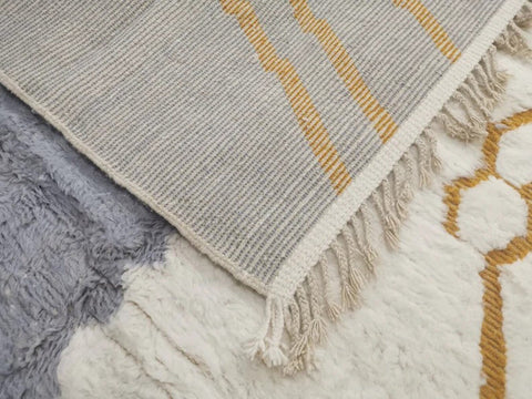 Beni ourain rug- Moroccan Rug- Custom size rug-Berber Rug - Custom rug- rugs for living room, Genuine lamb wool- Contemporary rug- All wool
