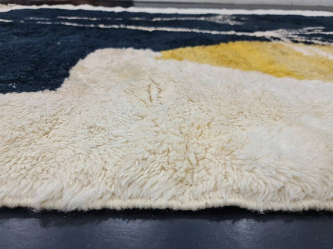 Beni ourain rug- Moroccan Rug- Custom size rug-Berber Rug - Custom rug- rugs for living room, Genuine lamb wool- Contemporary rug- All wool
