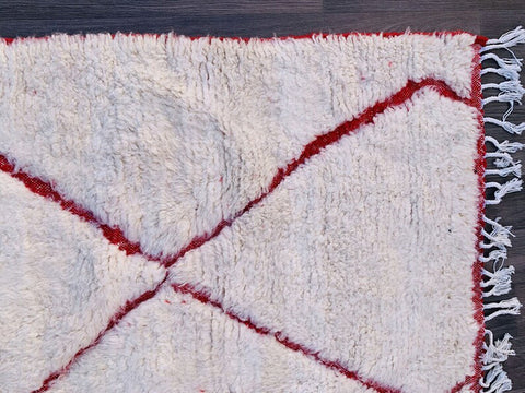 Beni ourain rug- Moroccan Rug- Custom size rug-Berber Rug - Custom rug- rugs for living room, Genuine lamb wool- Contemporary rug- All wool