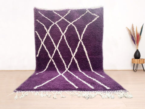 Beni ourain rug- Moroccan Rug- Custom size rug-Berber Rug - Custom rug- rugs for living room, Genuine lamb wool- Contemporary rug- All wool