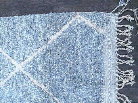 Beni ourain rug- Moroccan Rug- Custom size rug-Berber Rug - Custom rug- rugs for living room, Genuine lamb wool- Contemporary rug- All wool