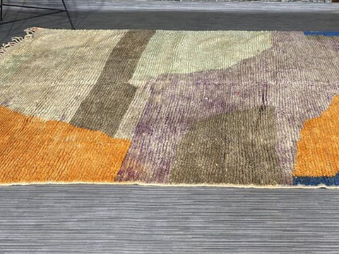 Beni ourain rug- Moroccan Rug- Custom size rug-Berber Rug - Custom rug- rugs for living room, Genuine lamb wool- Contemporary rug- All wool