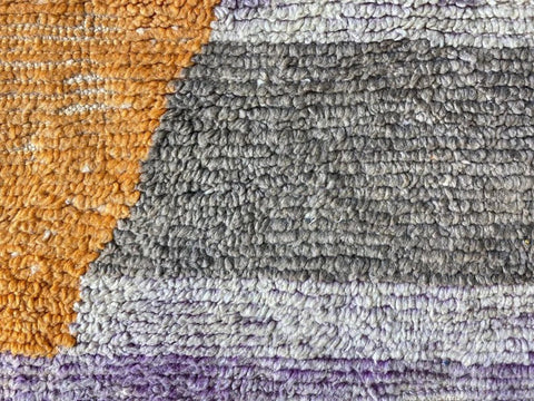 Beni ourain rug- Moroccan Rug- Custom size rug-Berber Rug - Custom rug- rugs for living room, Genuine lamb wool- Contemporary rug- All wool