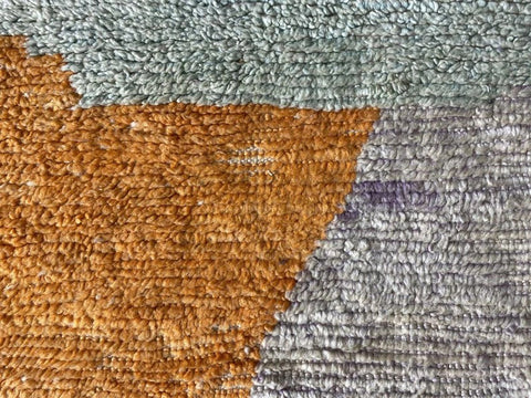 Beni ourain rug- Moroccan Rug- Custom size rug-Berber Rug - Custom rug- rugs for living room, Genuine lamb wool- Contemporary rug- All wool