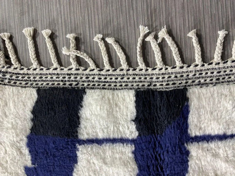 Beni ourain rug- Moroccan Rug- Custom size rug-Berber Rug - Custom rug- rugs for living room, Genuine lamb wool- Contemporary rug- All wool