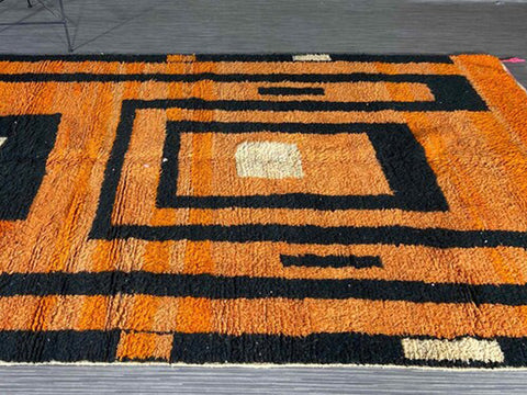 Beni ourain rug- Moroccan Rug- Custom size rug-Berber Rug - Custom rug- rugs for living room, Genuine lamb wool- Contemporary rug- All wool