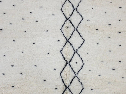 Beni ourain rug- Moroccan Rug- Custom size rug-Berber Rug - Custom rug- rugs for living room, Genuine lamb wool- Contemporary rug- All wool
