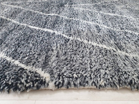 Beni ourain rug- Moroccan Rug- Custom size rug-Berber Rug - Custom rug- rugs for living room, Genuine lamb wool- Contemporary rug- All wool