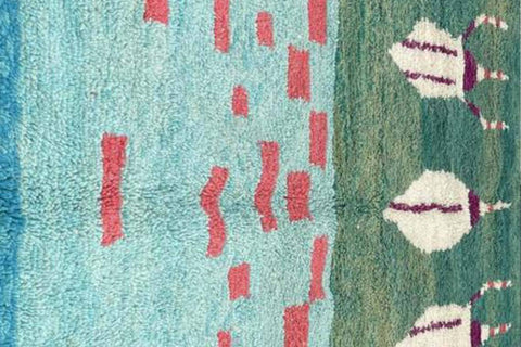 Beni ourain rug- Moroccan Rug- Custom size rug-Berber Rug - Custom rug- rugs for living room, Genuine lamb wool- Contemporary rug- All wool