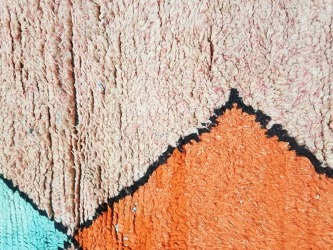 Beni ourain rug- Moroccan Rug- Custom size rug-Berber Rug - Custom rug- rugs for living room, Genuine lamb wool- Contemporary rug- All wool