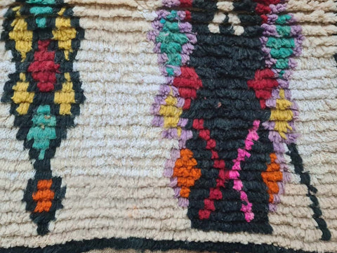 Beni ourain rug- Moroccan Rug- Custom size rug-Berber Rug - Custom rug- rugs for living room, Genuine lamb wool- Contemporary rug- All wool