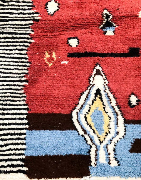 Beni ourain rug- Moroccan Rug- Custom size rug-Berber Rug - Custom rug- rugs for living room, Genuine lamb wool- Contemporary rug- All wool