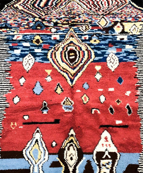 Beni ourain rug- Moroccan Rug- Custom size rug-Berber Rug - Custom rug- rugs for living room, Genuine lamb wool- Contemporary rug- All wool