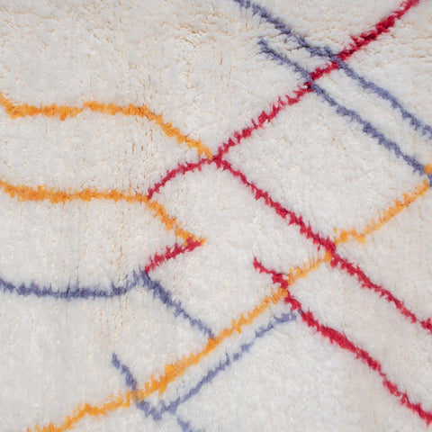 Beni ourain rug- Moroccan Rug- Custom size rug-Berber Rug - Custom rug- rugs for living room, Genuine lamb wool- Contemporary rug- All wool