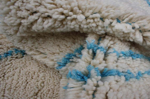 Beni ourain rug- Moroccan Rug- Custom size rug-Berber Rug - Custom rug- rugs for living room, Genuine lamb wool- Contemporary rug- All wool