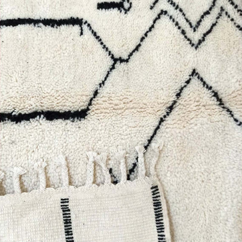 Beni ourain rug- Moroccan Rug- Custom size rug-Berber Rug - Custom rug- rugs for living room, Genuine lamb wool- Contemporary rug- All wool