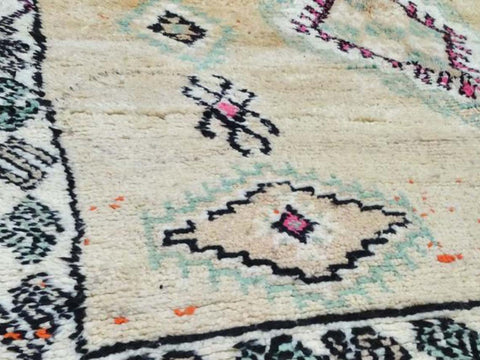 Beni ourain rug- Moroccan Rug- Custom size rug-Berber Rug - Custom rug- rugs for living room, Genuine lamb wool- Contemporary rug- All wool