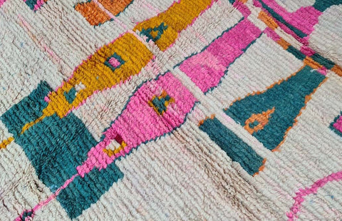 Beni ourain rug- Moroccan Rug- Custom size rug-Berber Rug - Custom rug- rugs for living room, Genuine lamb wool- Contemporary rug- All wool